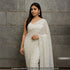 Zari Sequins Work Georgette Fabric- F4831